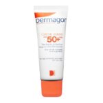 کرم ضد آفتاب SPF50 مناسب انواع پوست بی رنگ درماگور