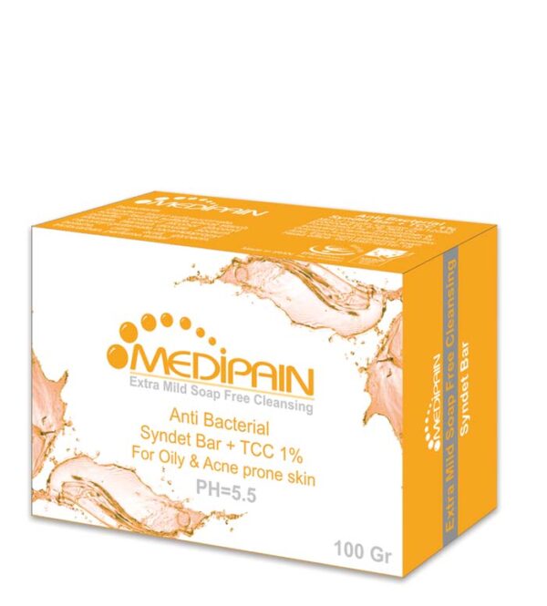 صابون پوست چرب و آکنه ای آنتی باکتریال مدیپن