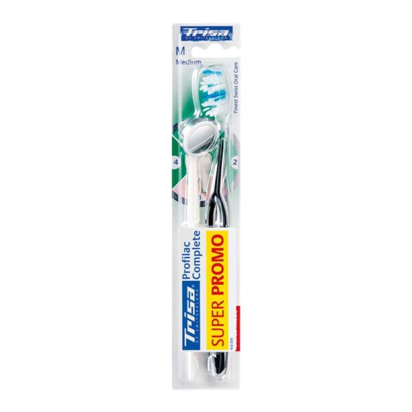 مسواک همراه با آینه متوسط تریزا