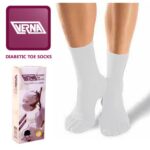 جوراب انگشتی دیابت طوسی ورنا - تصویر 2