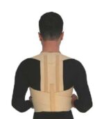 قوزبند با کش تنفسی همراه با پد شانه ای سایز متوسط کد 4035 سما طب پاکان - تصویر 2