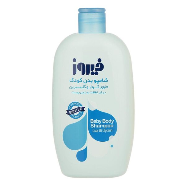 شامپو بدن کودک گوار و گلیسیرین رنگ آبی 300 میلی لیتر فیروز