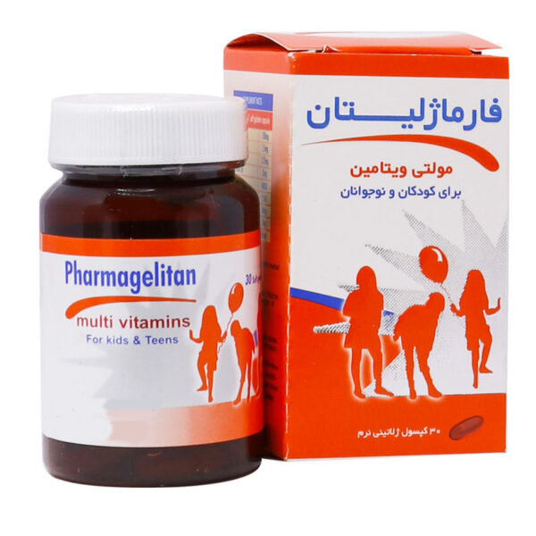 6ef872d3-5844-482d-bb1d-888a343accf8.jpg کپسول فارماژلیتان کودک و نوجوان 30 عددی دانا
