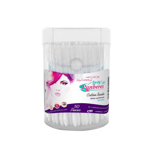 گوش پاک کن 50 عددی پنبه ریز