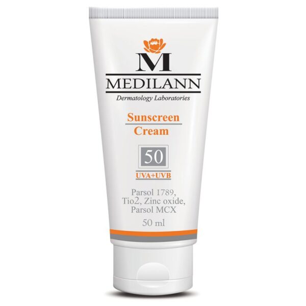 کرم ضد آفتاب رنگی اس پی اف 50 مناسب پوست خشک و معمولی مدیلن