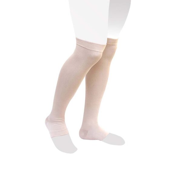 a4c2df65-bad3-449e-873f-2c5a627a097b.jpg جوراب واریس سایز بزرگ آ دی ( همراه با کفی تا زانو) کد 7016 سما طب پاکان