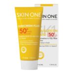 فلوئید ضد آفتاب اس پی اف 50 پوست چرب بی رنگ اسکین وان