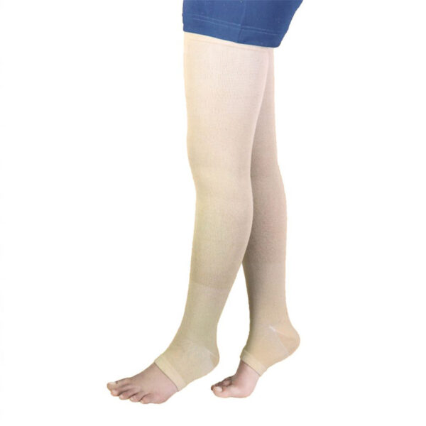 ee5ef214-6848-4f26-be07-eb593a3e719d.jpg جوراب واریس سایز بزرگ آ اف ( همراه با کفی تا بالای زانو) کد 7016 سما طب پاکان