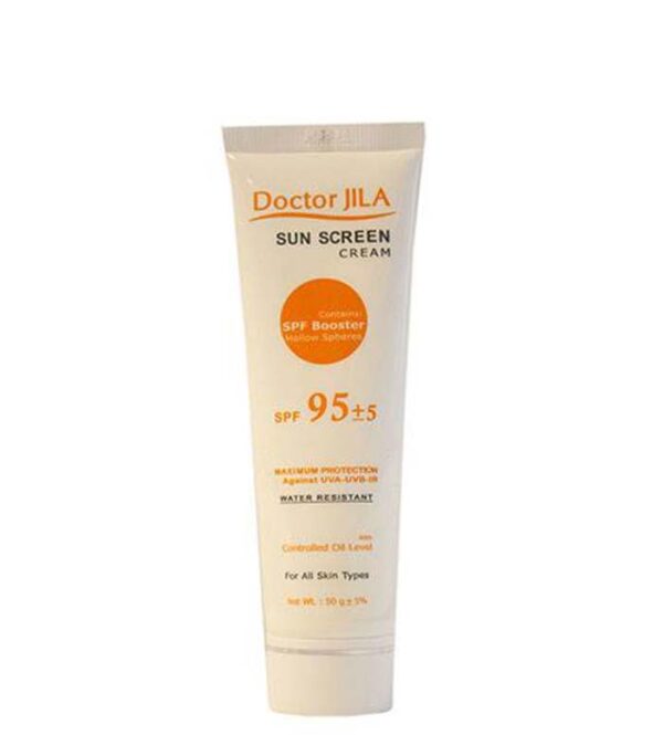 کرم ضد آفتاب اس پی اف 95 بی رنگ دکتر ژیلا