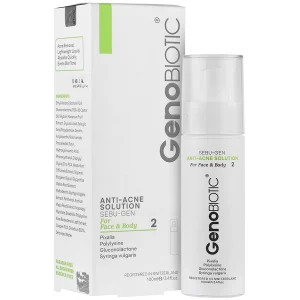 محلول ضد آکنه صورت و بدن سبوژن 2 ژنوبایوتیک