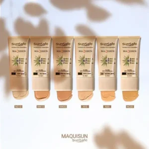 تست رنگ ضد آفتاب سان سیف مکیسان