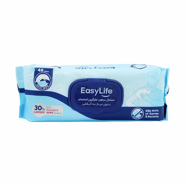 دستمال مرطوب جایگزین حمام ایزی لایف