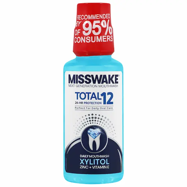 توتال زایلیتول دهانشویه توتال زایلیتول 12 میسویک