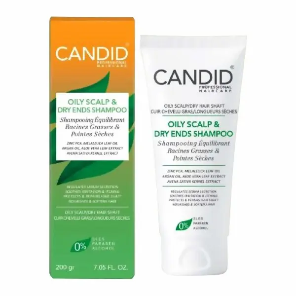 شامپو کف سر چرب موی خشک شامپو کف سر چرب ساقه مو خشک کاندید