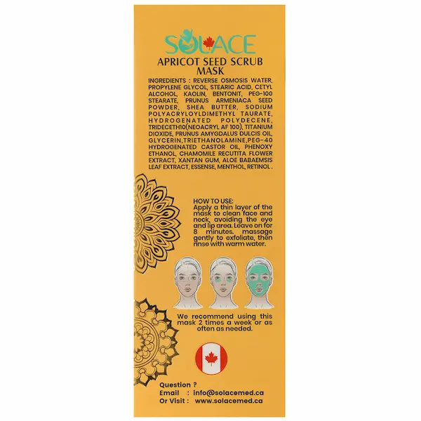 ماسک لایه بردار زردآلو سولس