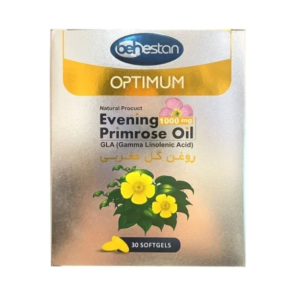 سافت ژل روغن گل مغربی اپتیمم بهستان دارو - تصویر 1